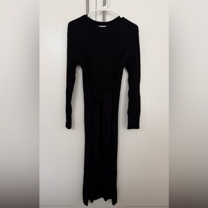 & Other Stories Black Knitwear Dress
